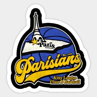 Paris Parisians Basketball Team Sticker